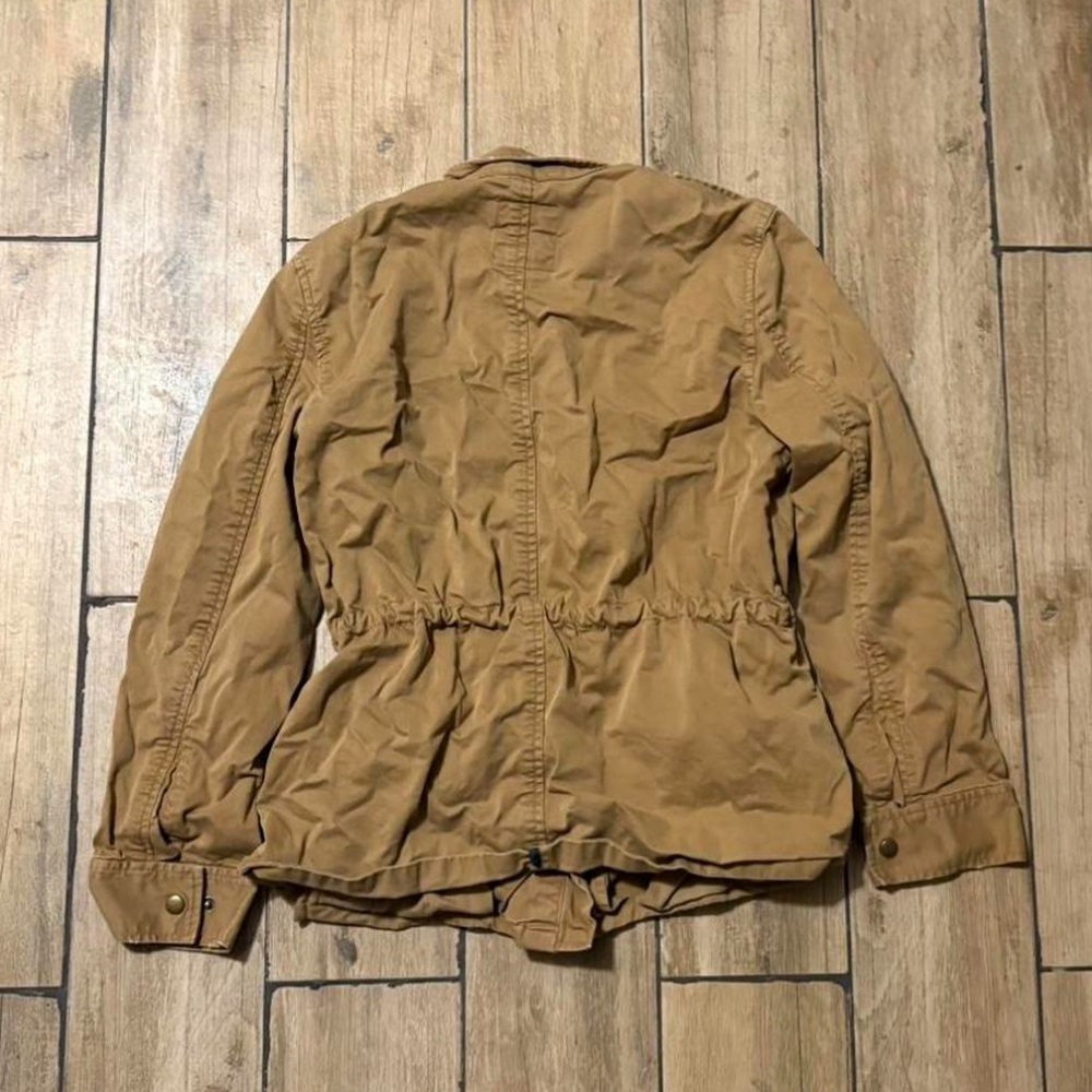 Woman Tan Jacket - Picture 2 of 2